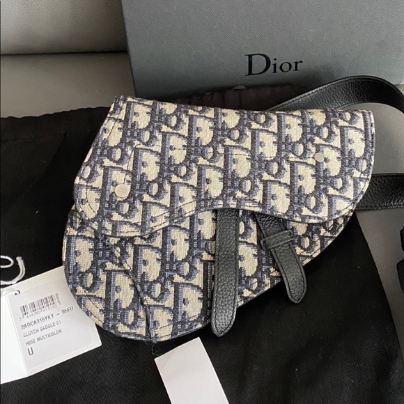 ❌SOLD❌DIOR SADDLE OBLIQUE BELT BAG - Picture 2 of 8